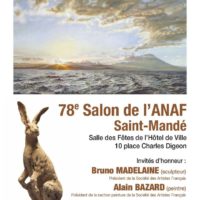 25 septembre > 5 octobre 2025 – 78ème Salon d’automne de l’ANAF – Mairie St-Mandé